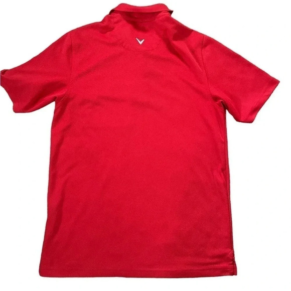 Callaway Mens Red Golf Polo T Shirt Size Small - Picture 2 of 3